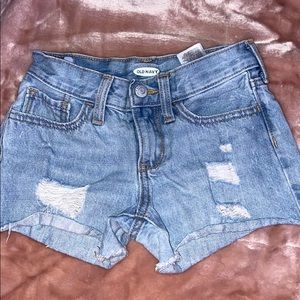 Denim shorts